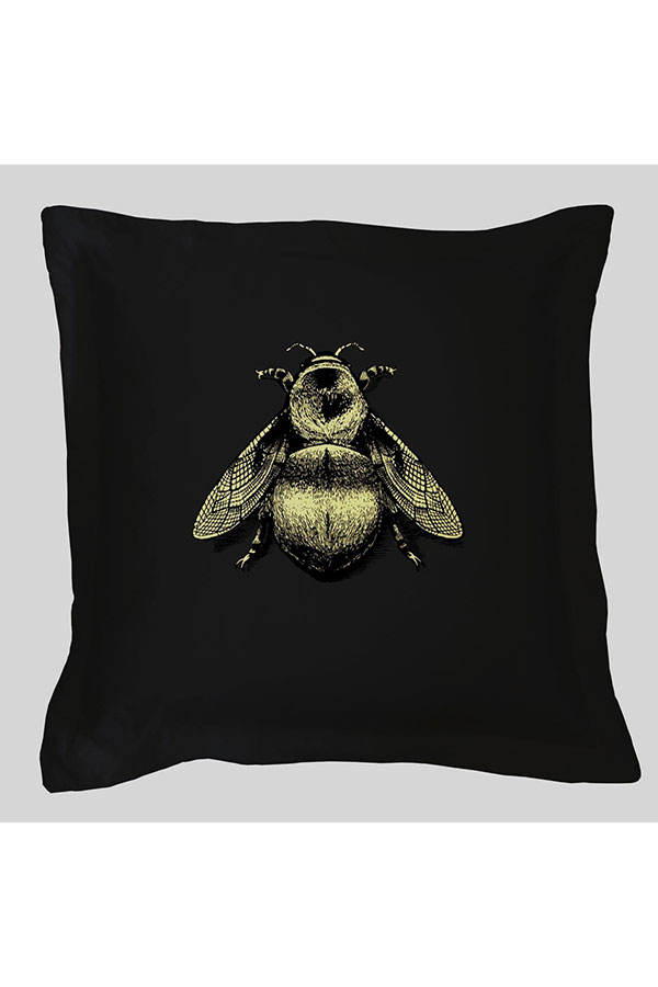 large-Napoleon-Bee-cushion-black