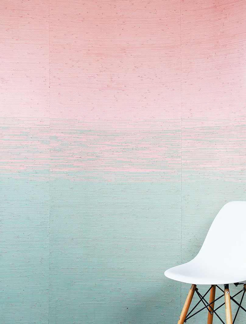 Ombre sustainable wallpaper